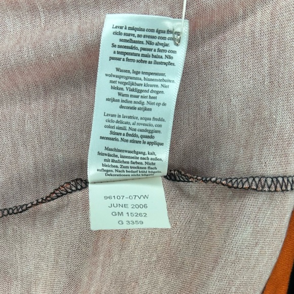 Women’s Vintage Harley Davidson Orange Black Long Sleeve T-Shirt Size Large - Picture 7 of 7